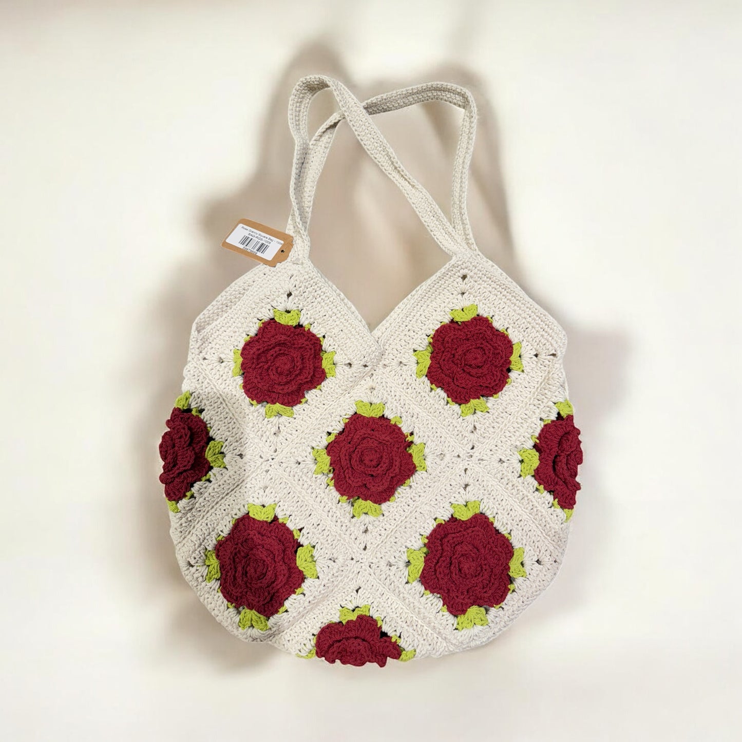 Rose Granny Square Bag - 1008