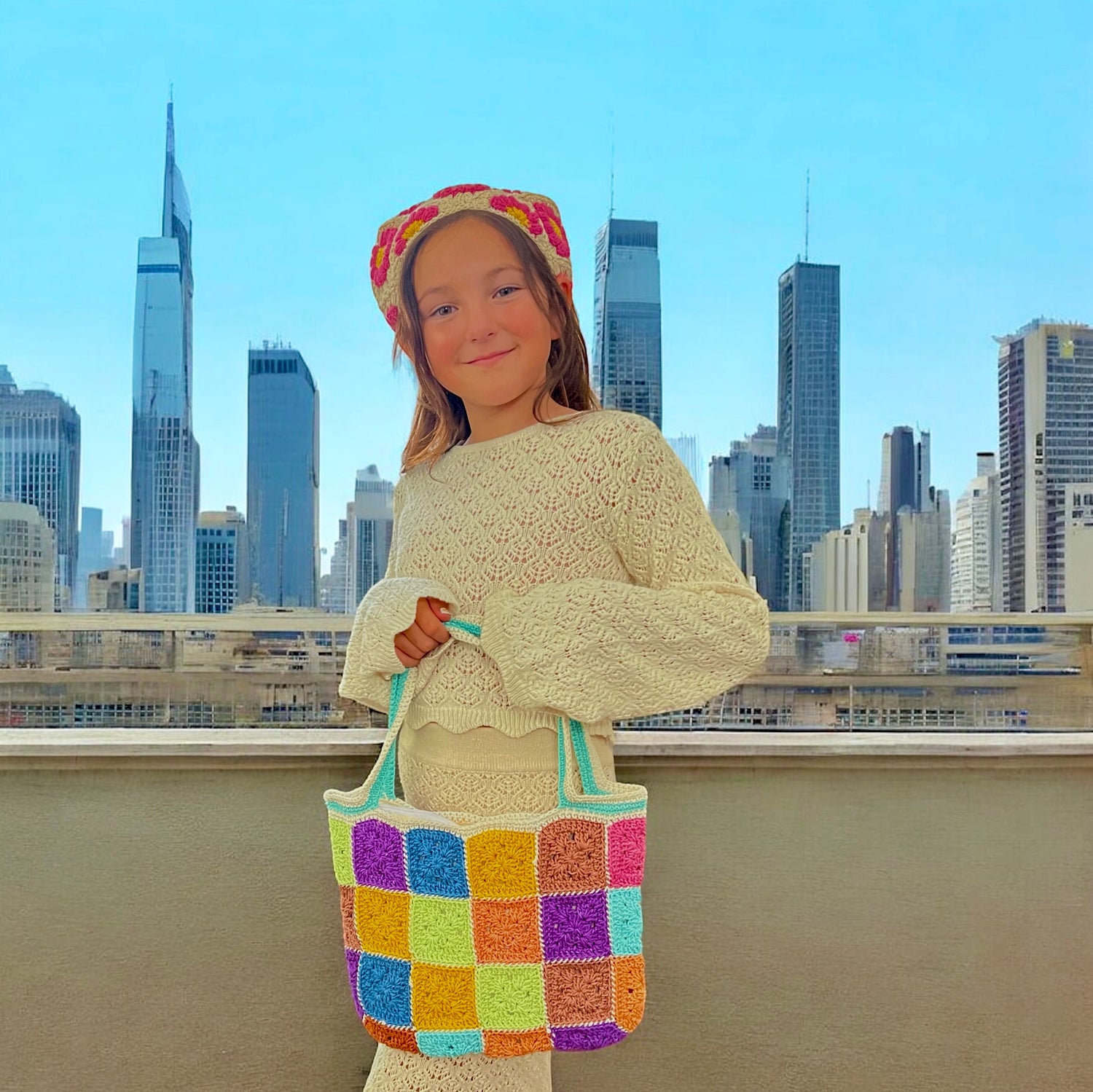 Granny Square Tote Bag