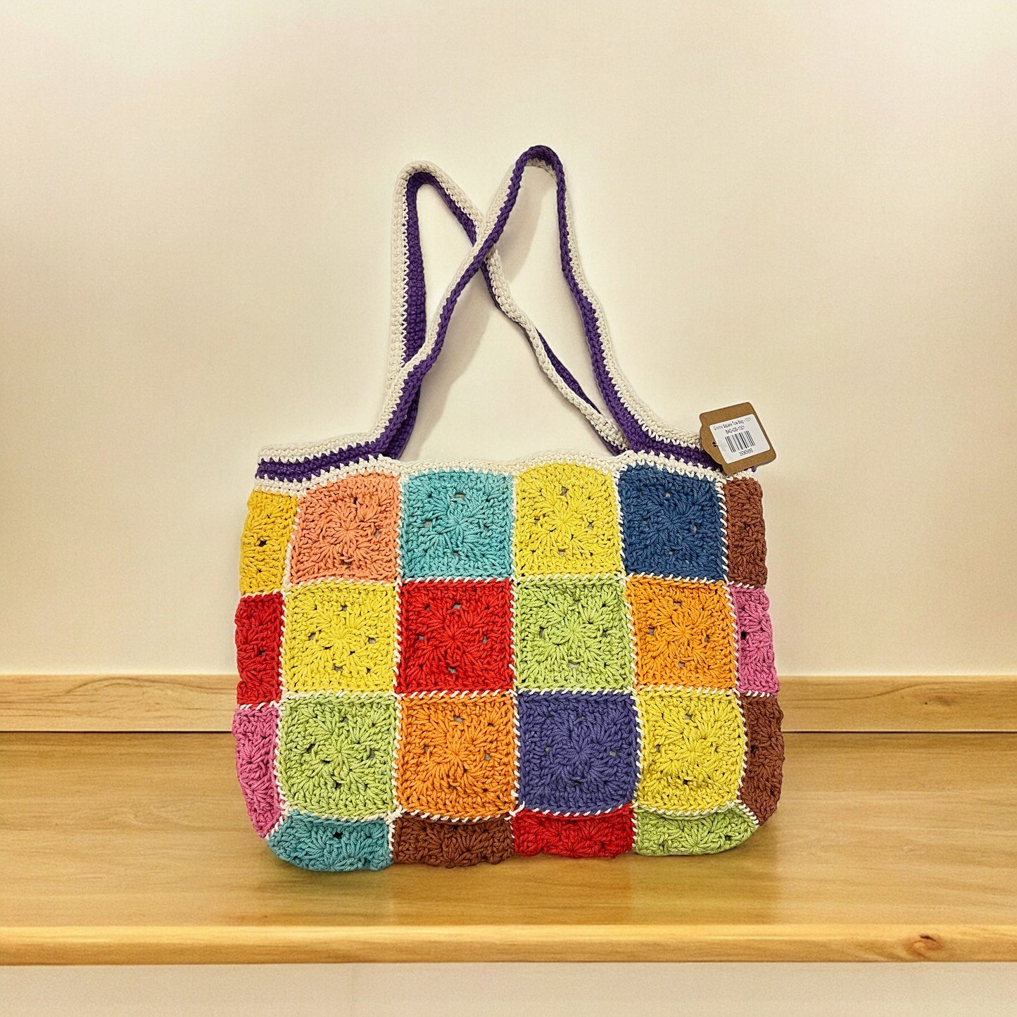 Granny Square Tote Bag - 1001