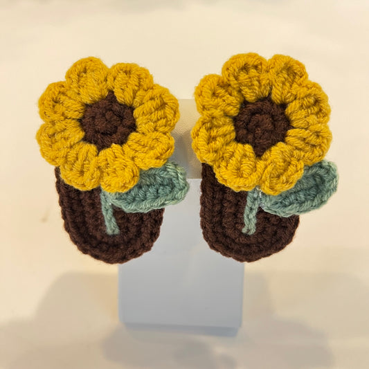 Crochet Barrette - 05 - 1001