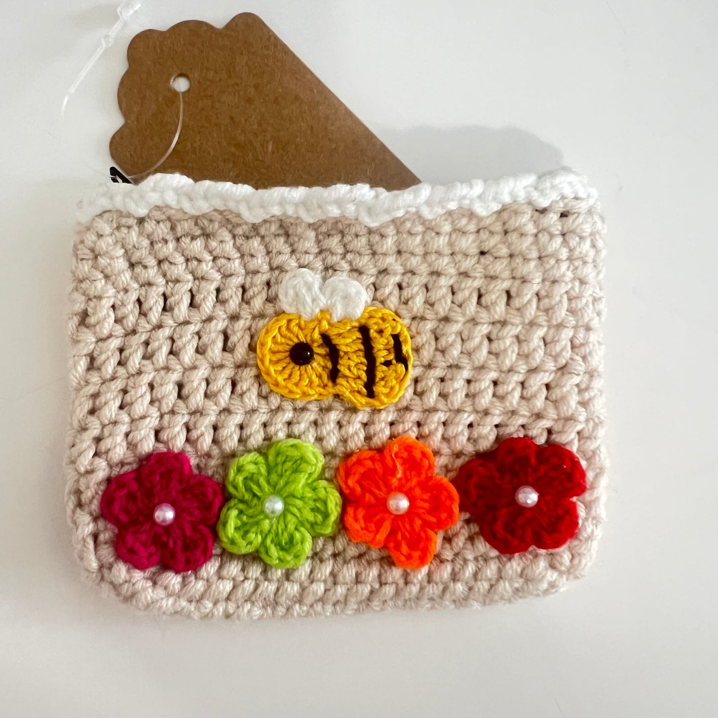 Cute Bee Zipper Coin Pouch