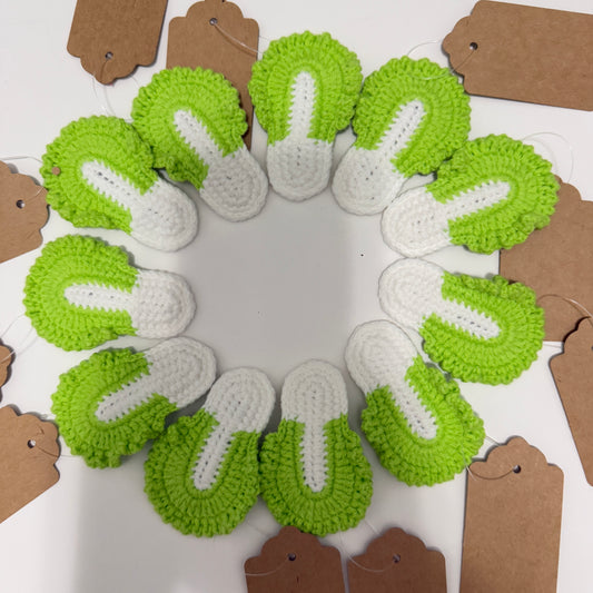 Crochet Barrette - Cabbage