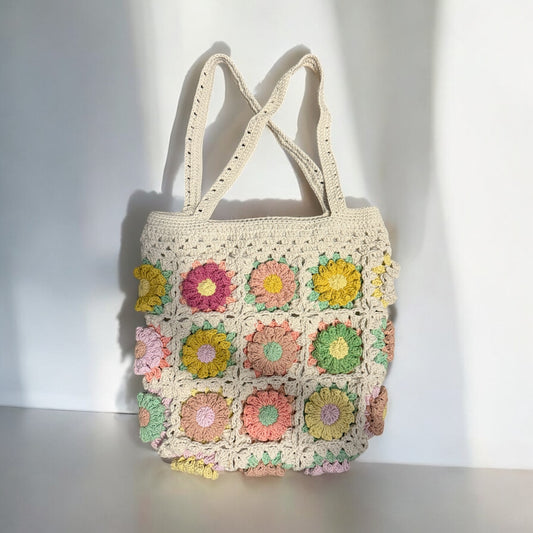 Daisy Granny Square Bag - 1022