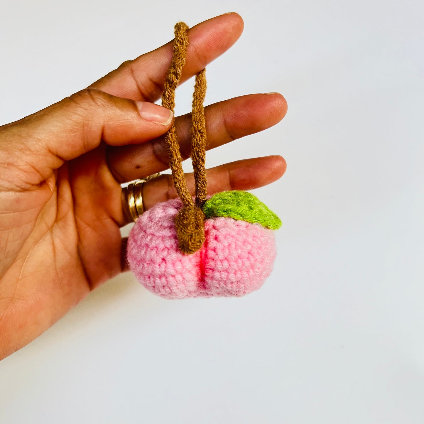 Keychain - Mini Peach