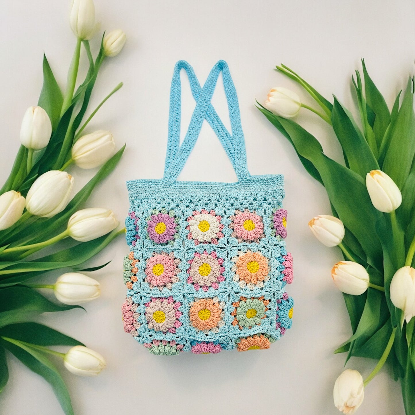 Daisy Granny Square Bag - 1005