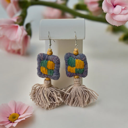 Crochet Earrings - 01 - 1014