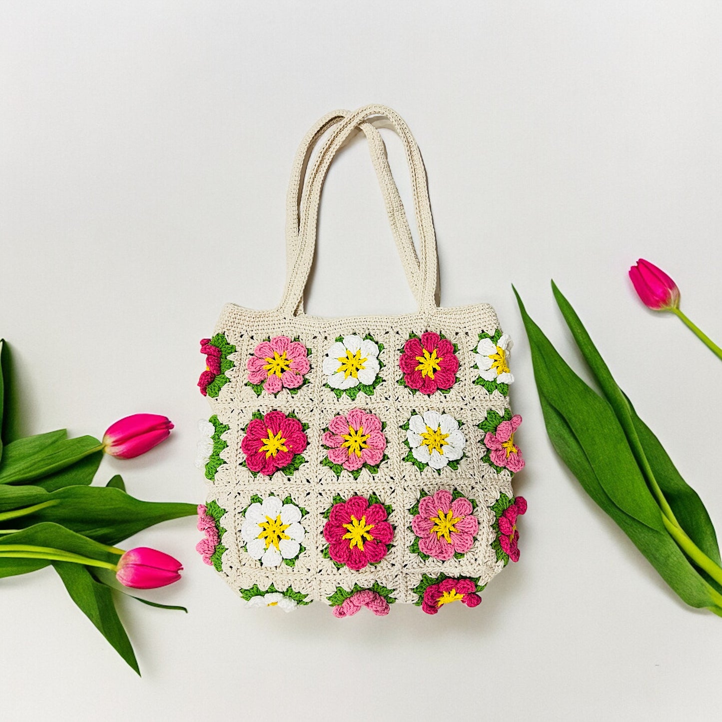 Cosmos Granny Square Bag - 1016