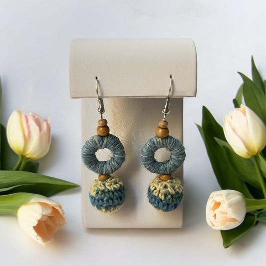 Crochet Earrings - 03 - 1004