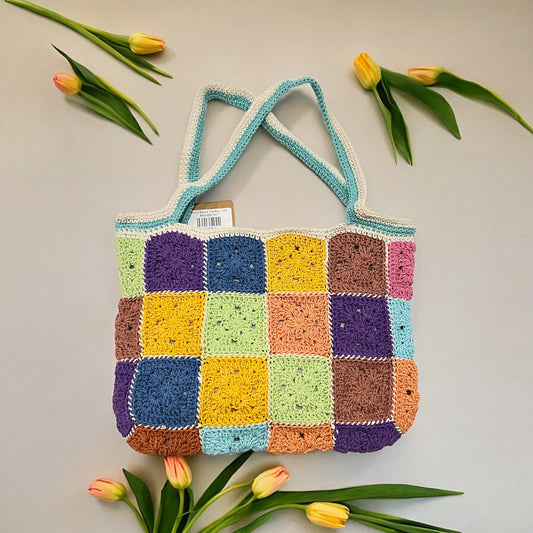 Granny Square Tote Bag - 1002