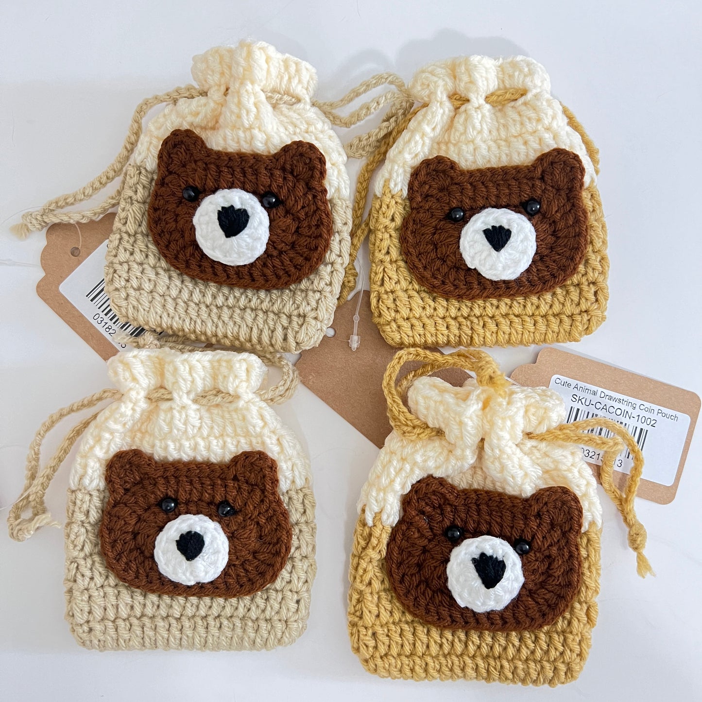 Cute Animal Drawstring Coin Pouch