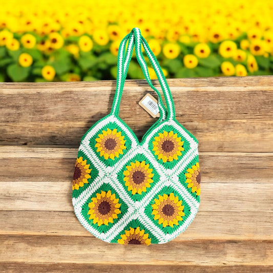 Round Daisy Square Bag - 1021