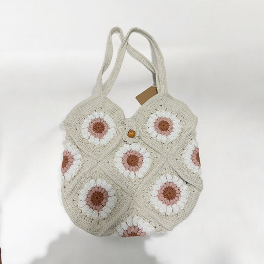 Round Daisy Square Bag - 1032