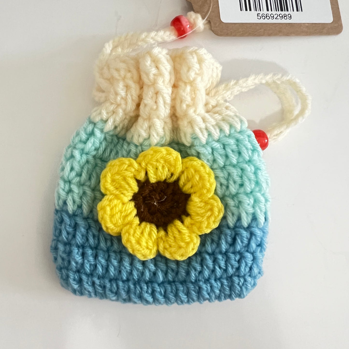 Flower Drawstring Coin Pouch