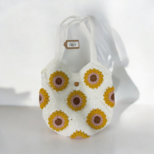 Round Daisy Square Bag - 1031