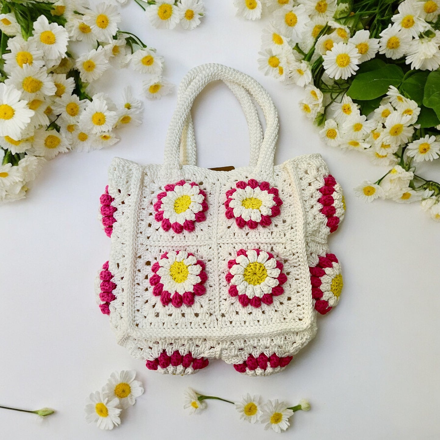 Square Daisy Square Bag - 1009