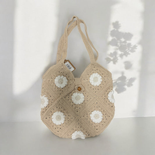 Round Daisy Square Bag - 1038