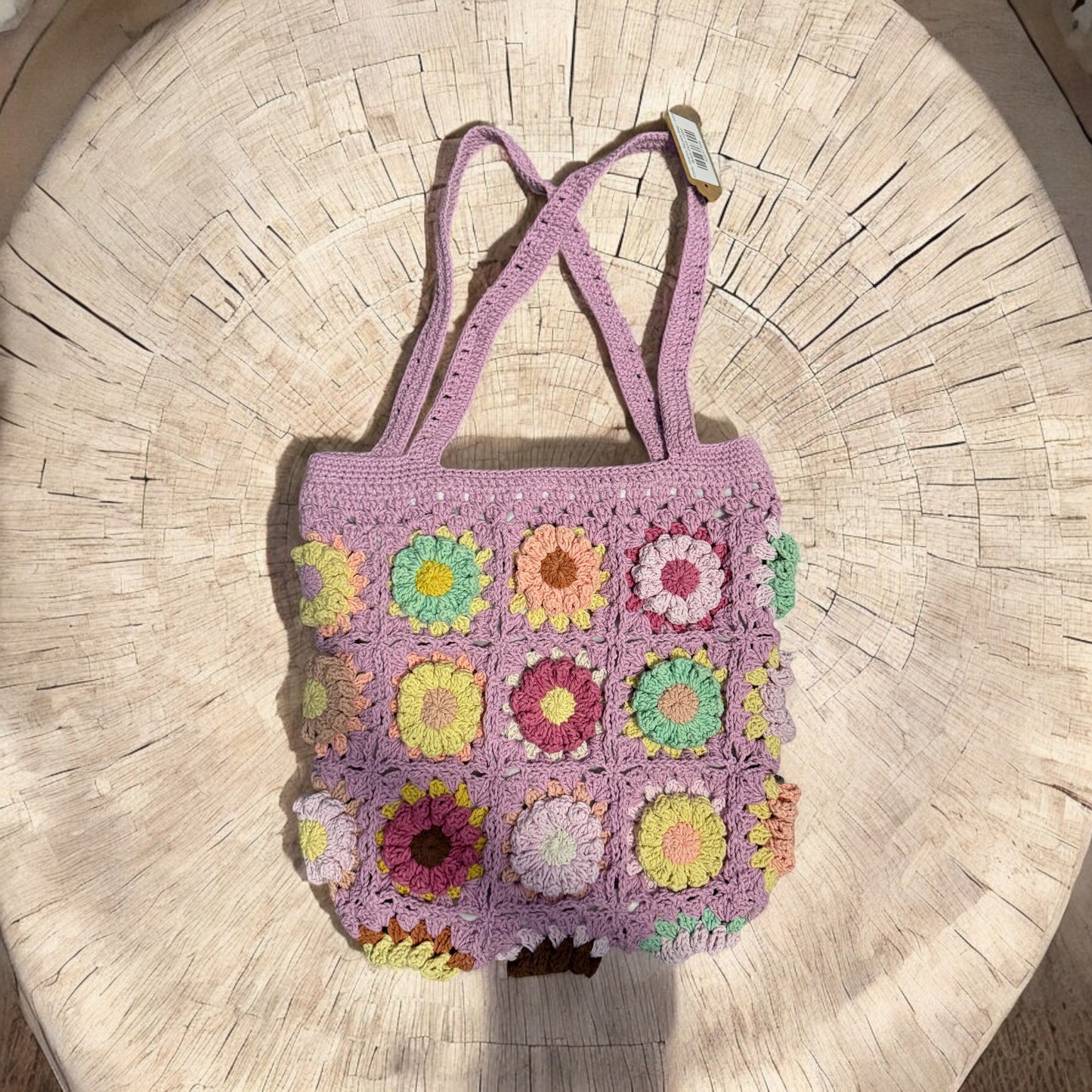 Daisy Granny Square Bag - 1020