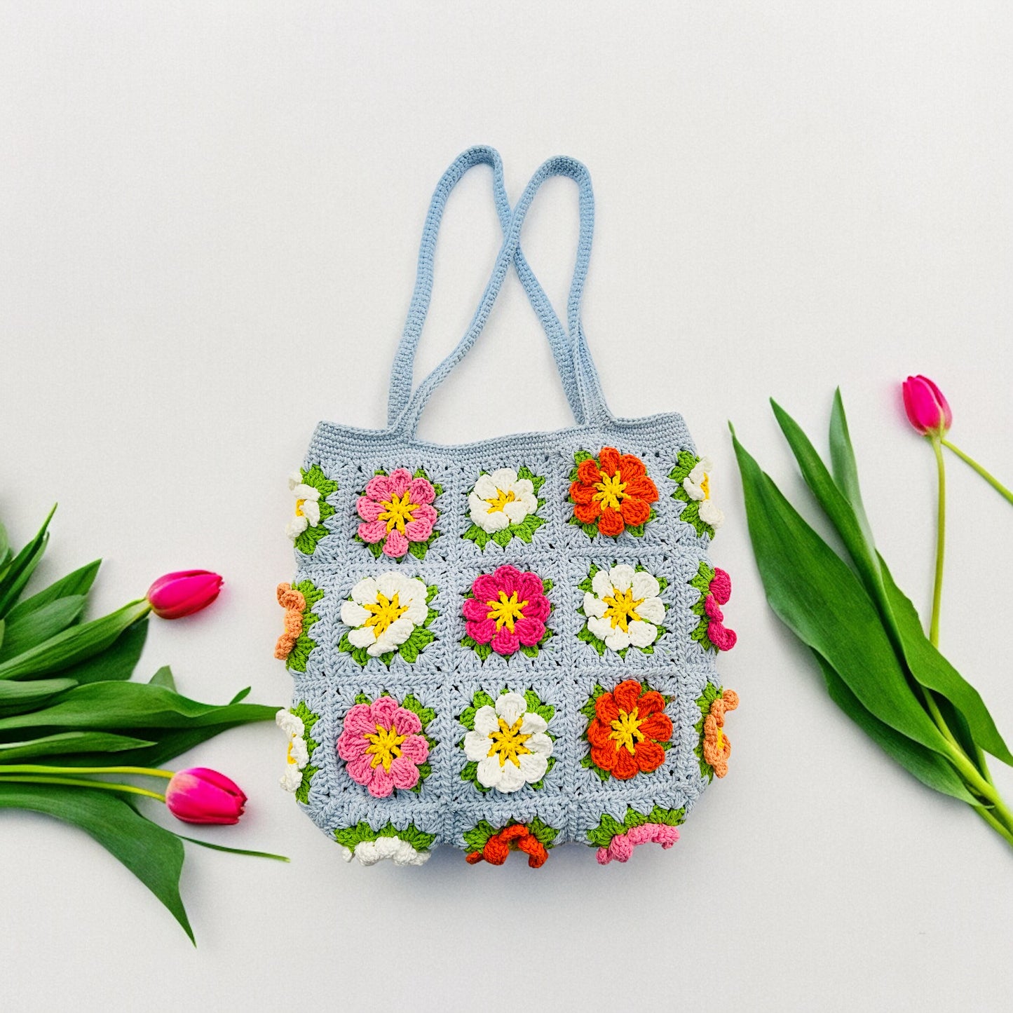 Cosmos Granny Square Bag - 1005