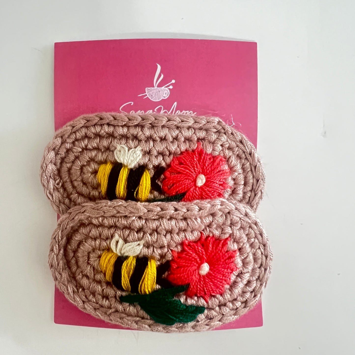 Floral Crochet Barrette