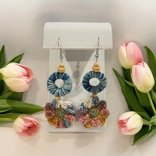 Crochet Earrings - 12 - 1001