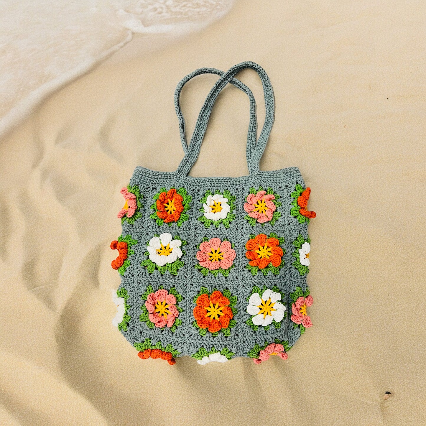 Cosmos Granny Square Bag - 1017