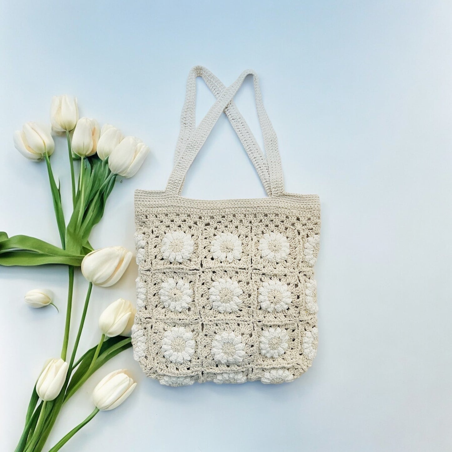 Daisy Granny Square Bag - 1013