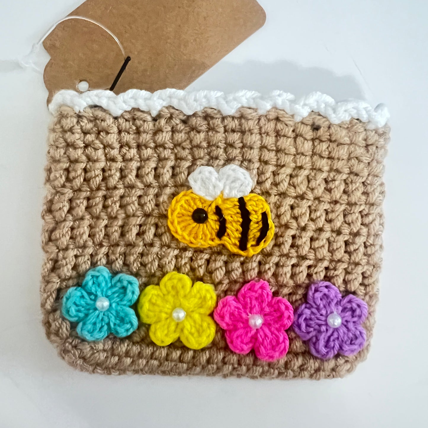 Cute Bee Zipper Coin Pouch