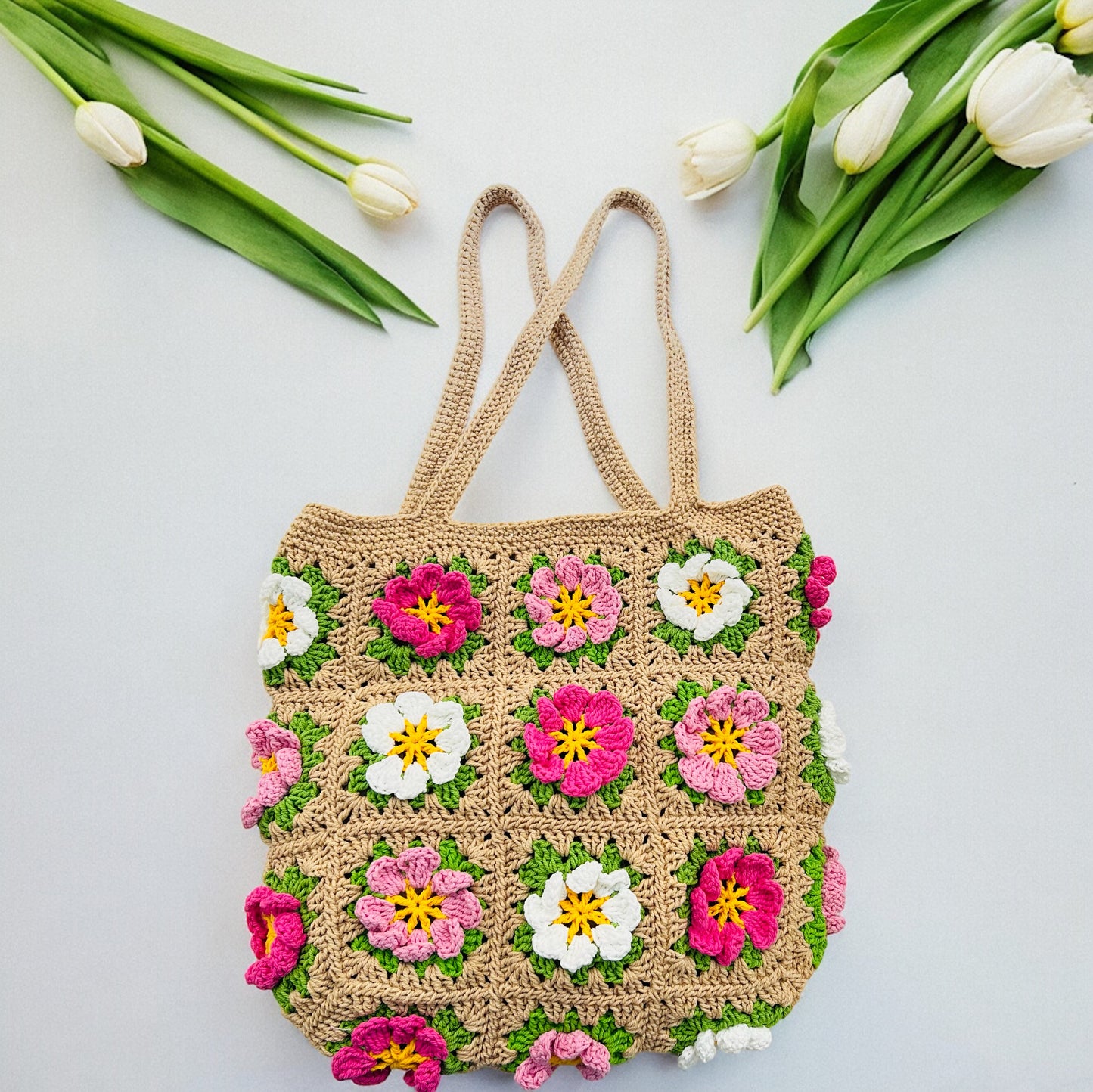 Cosmos Granny Square Bag - 1014