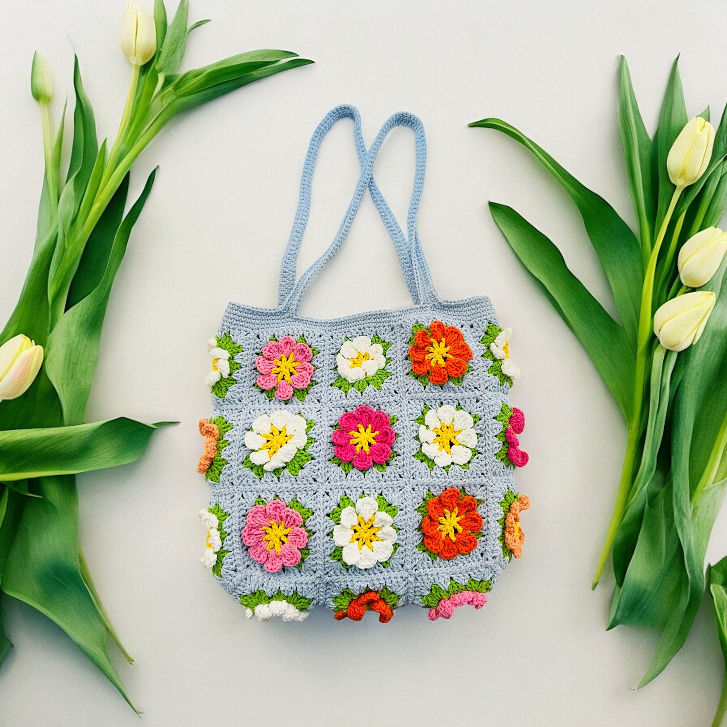 Cosmos Granny Square Bag - 1005