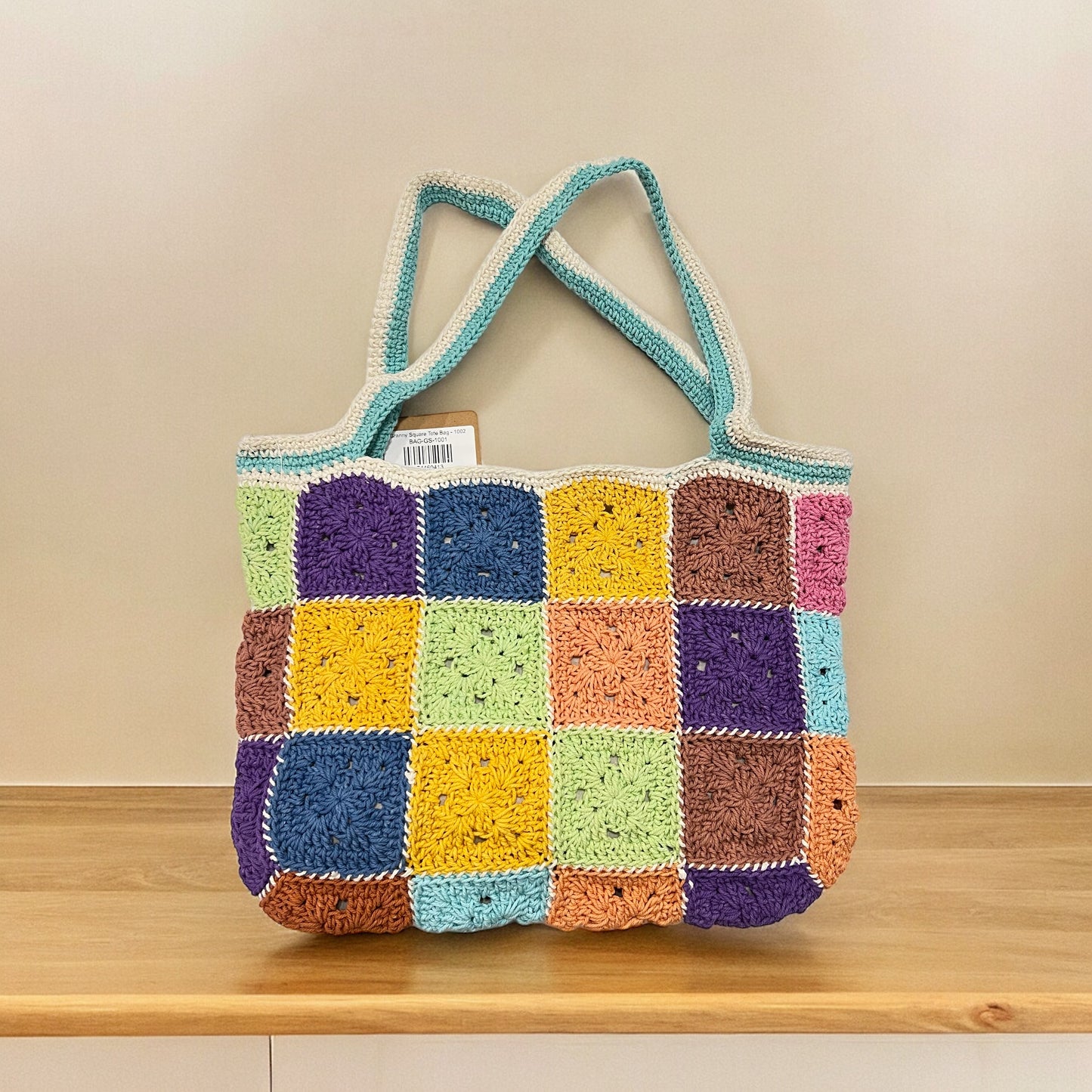 Granny Square Tote Bag - 1002