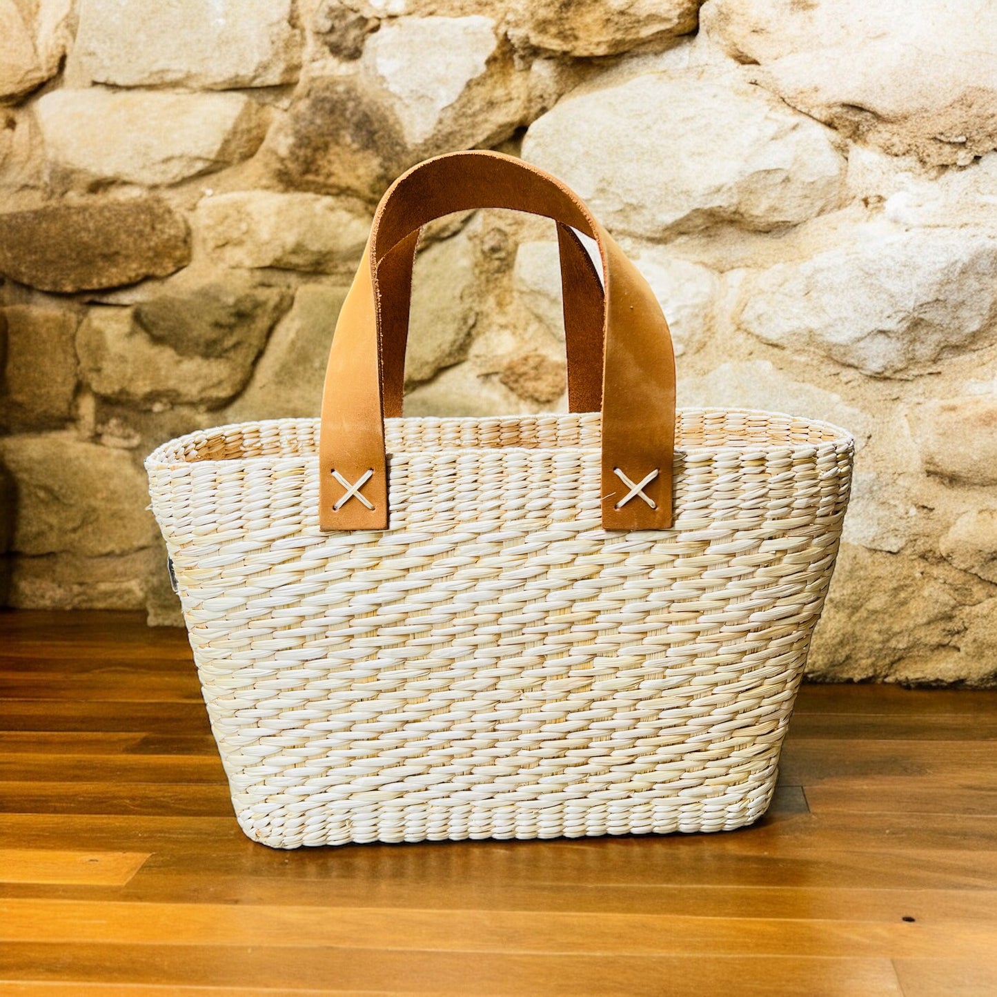 Handmade Straw Bag Large - 1001