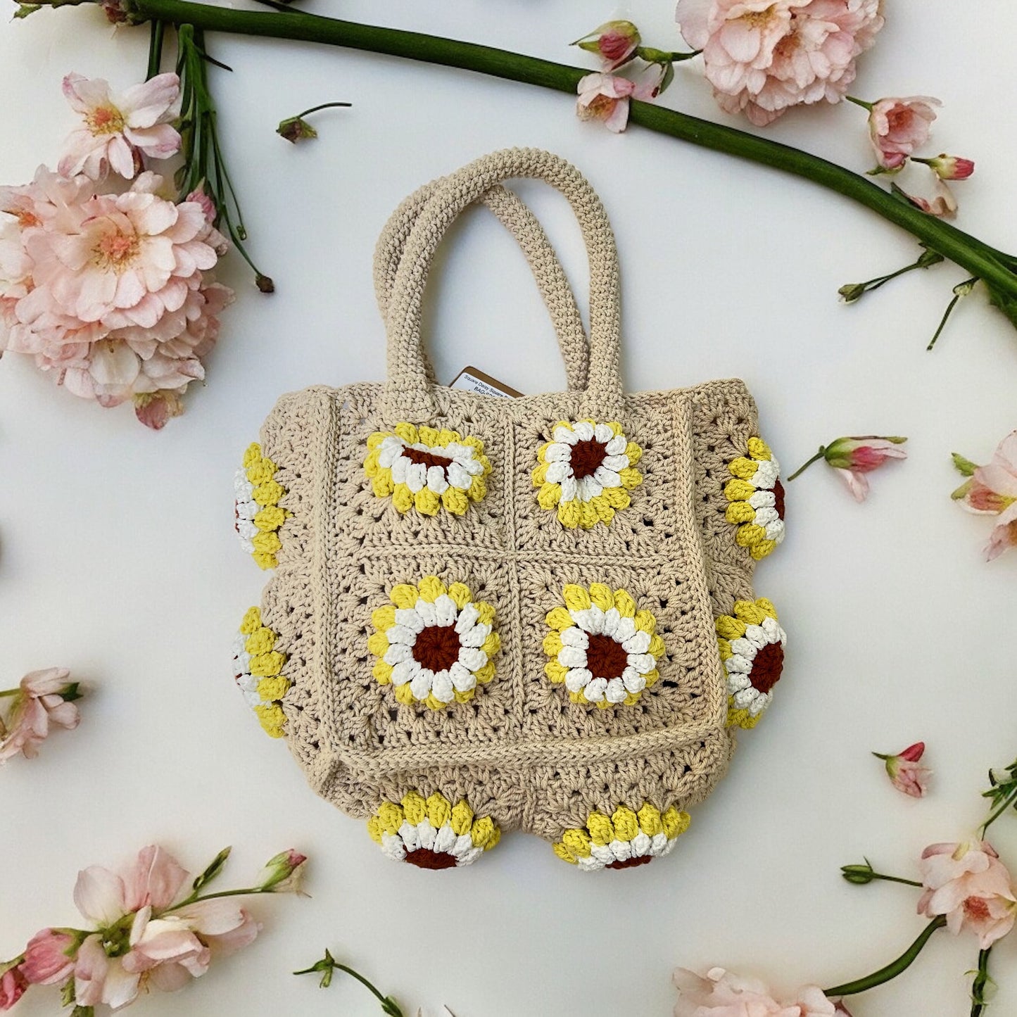 Square Daisy Square Bag - 1011