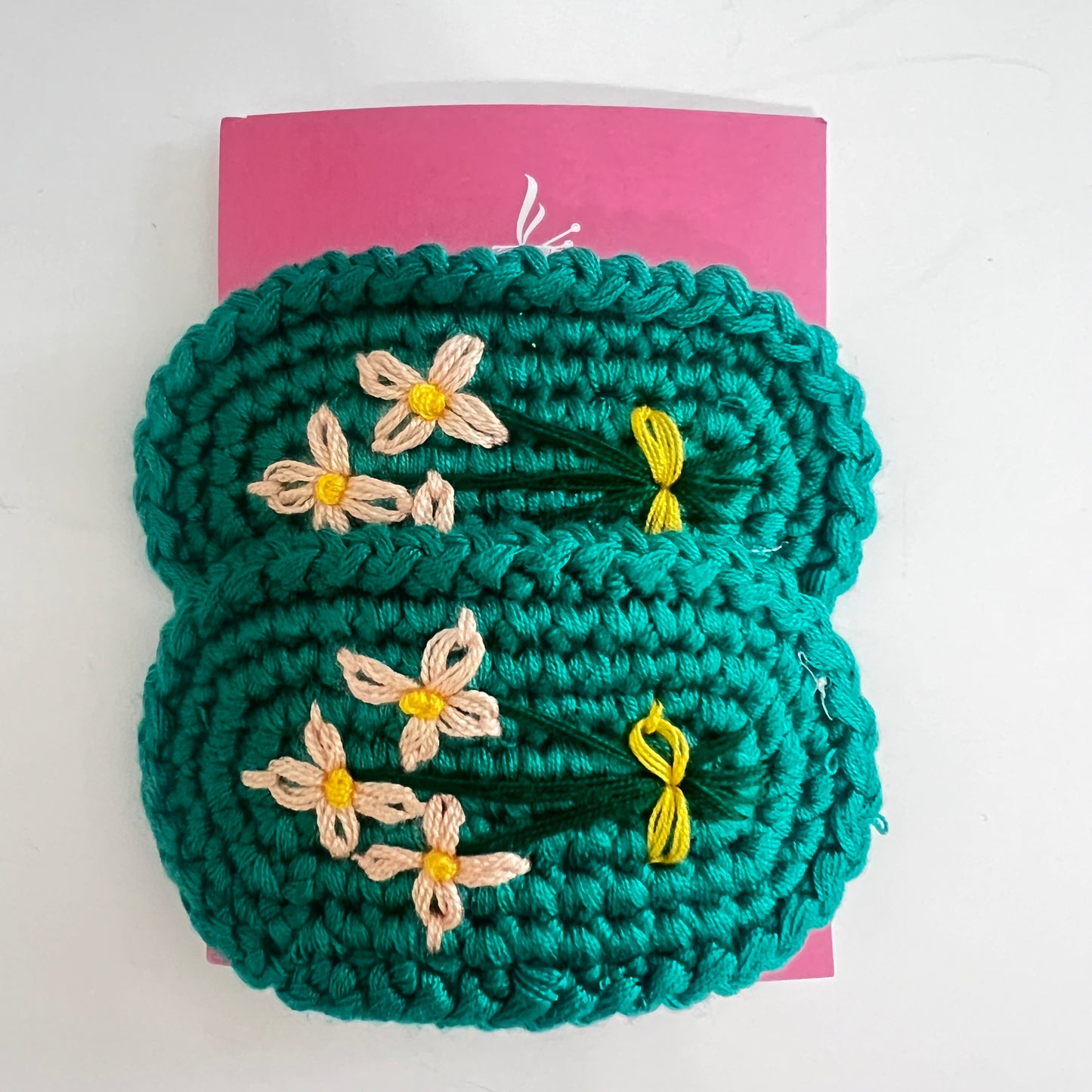 Floral Crochet Barrette