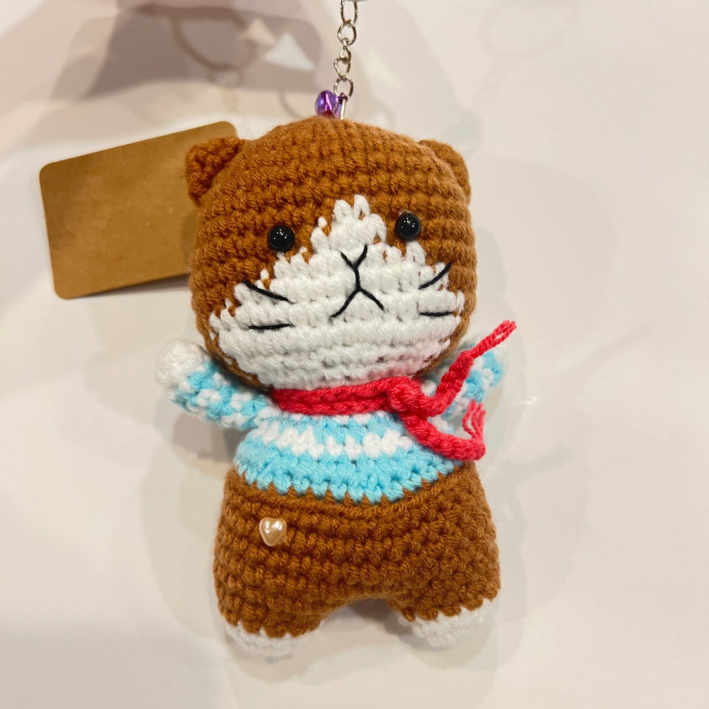 Keychain - Kitten - Scarf or Bib