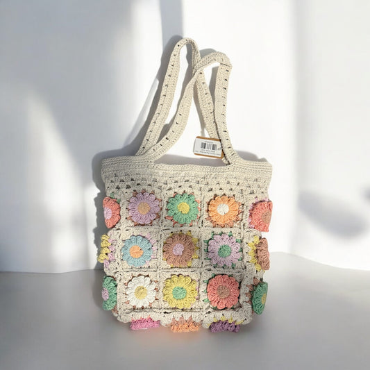 Daisy Granny Square Bag - 1021