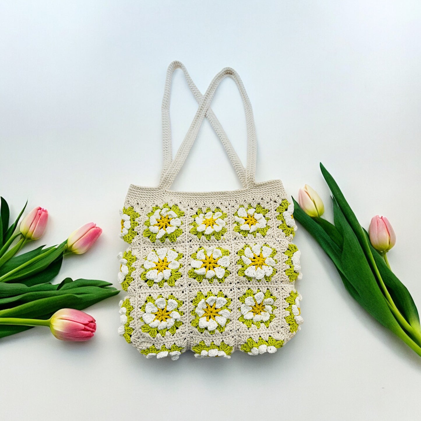 Cosmos Granny Square Bag - 1013