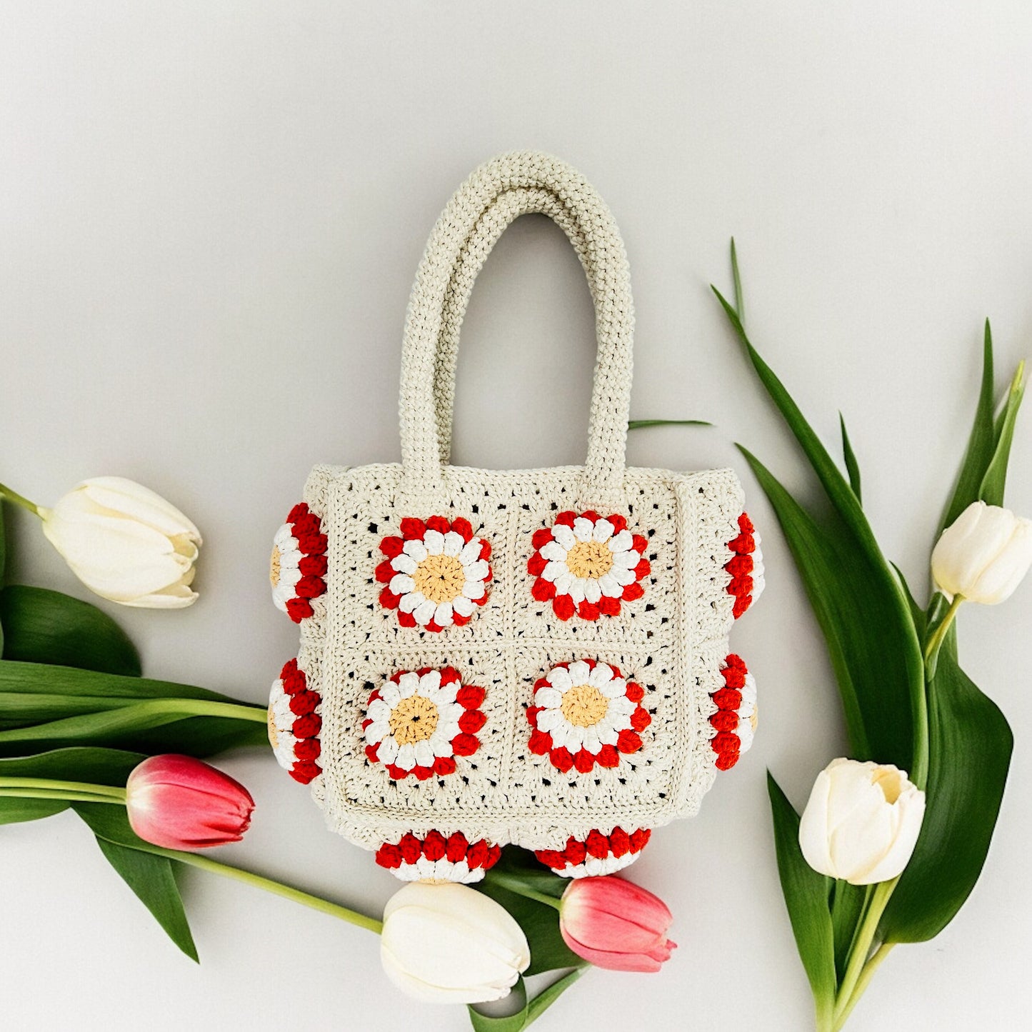 Square Daisy Square Bag - 1007