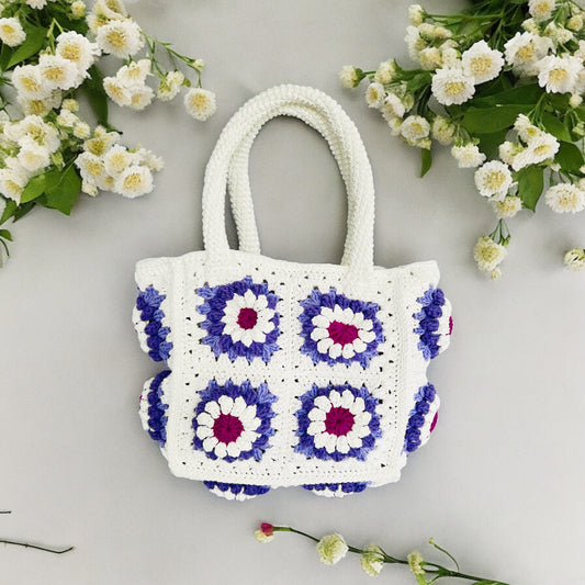 Square Daisy Square Bag - 1002