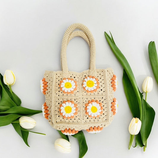 Square Daisy Square Bag - 1005