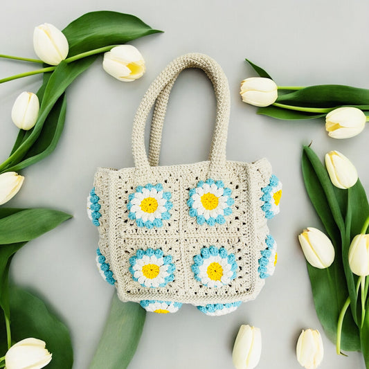 Square Daisy Square Bag - 1003